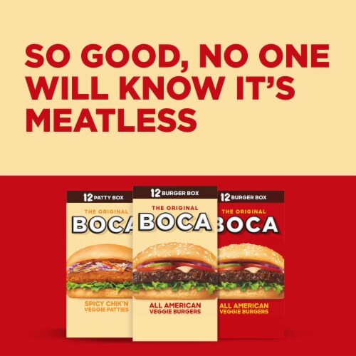 Boca All American Non-GMO Soy Veggie Burgers Perspective: bottom