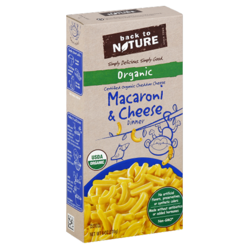 Mariano S Back To Nature Organic Macaroni Cheese Dinner 6 Oz