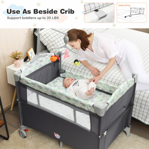 3 in 1 Baby Bed Guardrail Crib For 0-36months Infants Bed Barrier