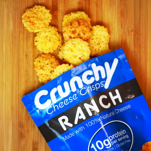 Ranch Crunchy Cheese Crisps, Made with 100% All Natural Cheese, Keto Friendly, Gluten Free Perspective: bottom