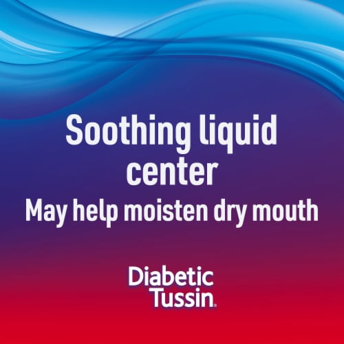Diabetic Tussin Wild Cherry Sore Throat & Cough Lozenges Perspective: bottom