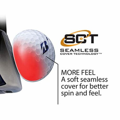 Bridgestone e6 Soft Feel Core Long Distance Yellow Plastic Golf Balls Perspective: bottom