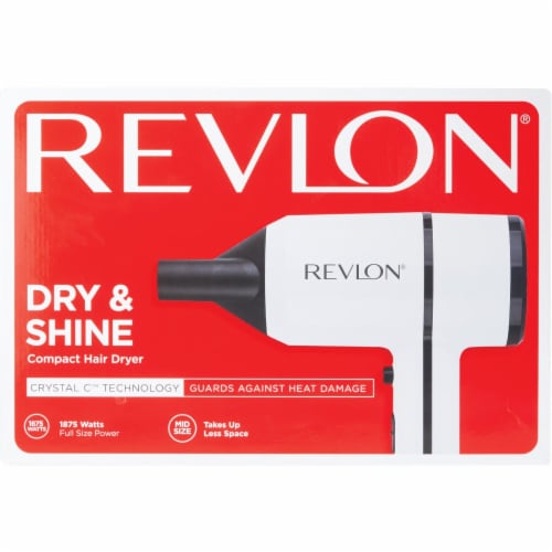 Revlon® Dry & Shine Crystal C™ Hair Dryer - White Perspective: bottom