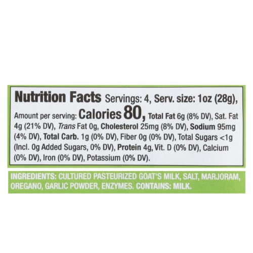 Montchevre® Garlic & Herbs Goat Cheese Log Perspective: bottom