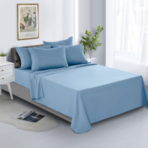 Lux Decor Collection Twin Bed Sheets Set Microfiber Deep Pocket