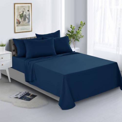Blue twin bed sheets top