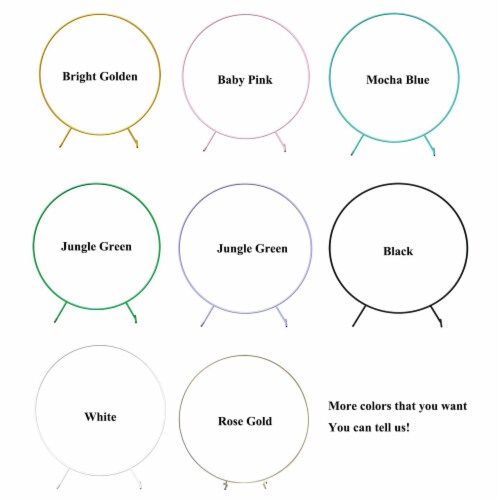 LANGXUN Gold Metal Balloon Decoration Arch Kit for Wedding and Birthday Party Perspective: bottom