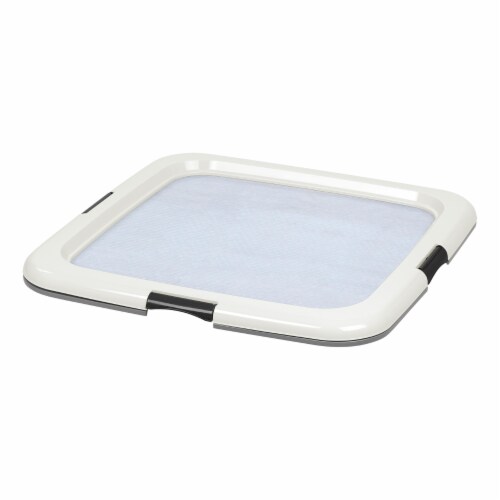 IRIS USA Pee Pads Square Pet Training Pad Holder for Dogs Dark Gray 1 Unit Harris Teeter