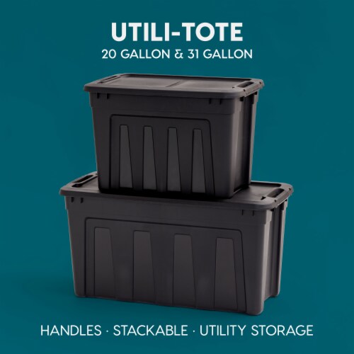 Storage Containers, Heavy Duty Plastic Totes