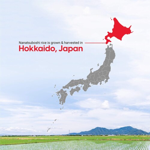 IRIS USA Nanatsuboshi From Hokkaido, Japanese Premium Short Grain White Rice Perspective: bottom
