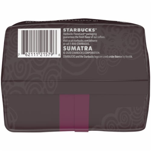 Starbucks® Sumatra Dark Roast Ground Coffee Perspective: bottom