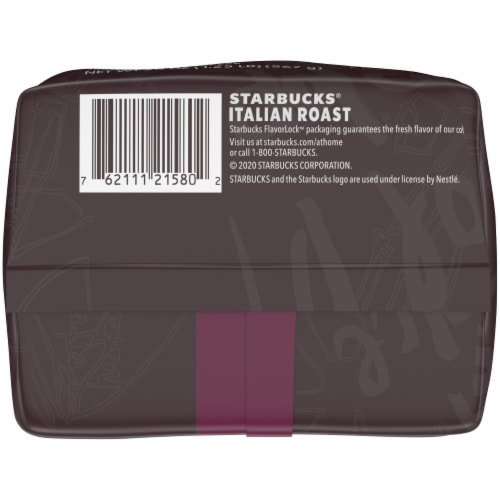 Starbucks® Italian Dark Roast Ground Coffee Perspective: bottom
