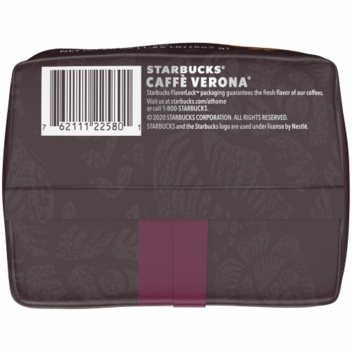 Starbucks® Caffé Verona® Dark Roast Whole Bean Coffee Perspective: bottom