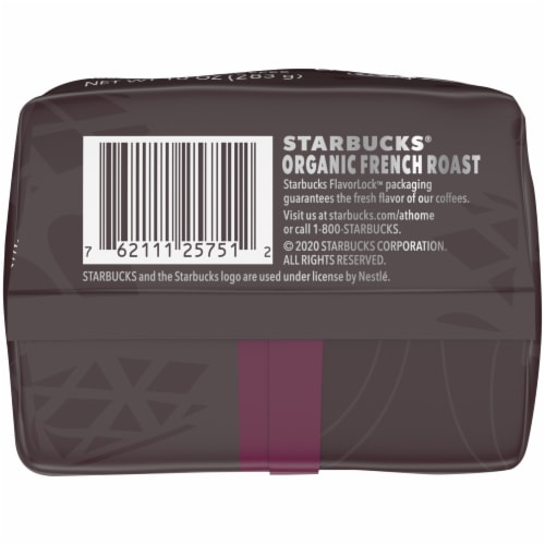 Starbucks® Organic French Dark Roast Ground Coffee Perspective: bottom