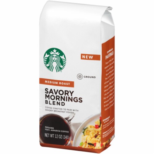 Starbucks Savory Mornings Blend Medium Roast Ground Coffee Perspective: bottom
