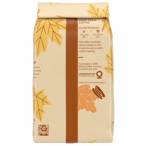 Starbucks Maple Pecan Flavored Ground Coffee Perspective: bottom