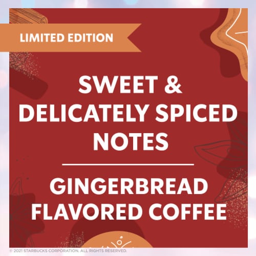 Starbucks® Gingerbread K-Cup® Coffee Pods Perspective: bottom