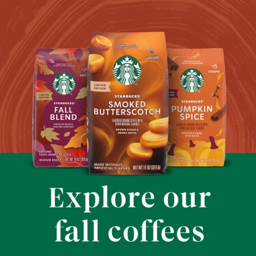 Starbucks Fall Blend Limited Edition 100% Arabica Medium Roast Coffee Perspective: bottom