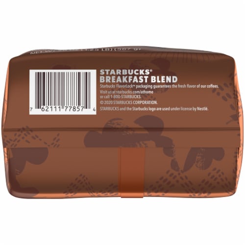Starbucks® Breakfast Blend Medium Roast Ground Coffee Perspective: bottom