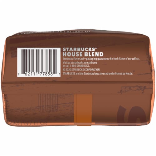 Starbucks® House Blend Medium Roast Ground Coffee Perspective: bottom
