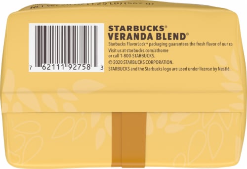 Starbucks® Veranda Blend Blonde Roast Ground Coffee Perspective: bottom