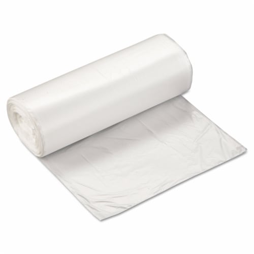 Inteplast Group Natural Commercial Perforated Roll Can Liner Perspective: bottom