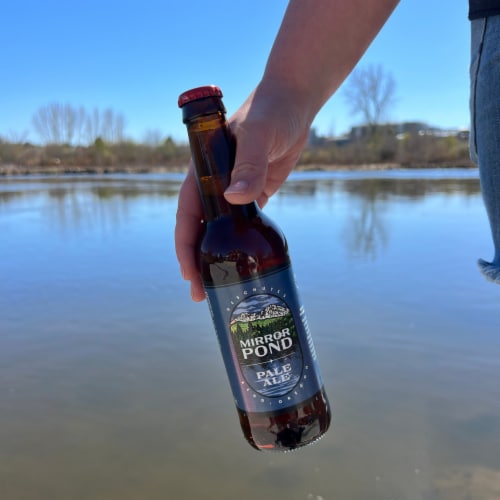 Deschutes Brewery® Mirror Pond Pale Ale Craft Beer Perspective: bottom