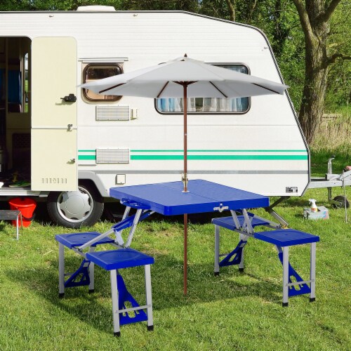 Lightweight folding picnic table online and chairs