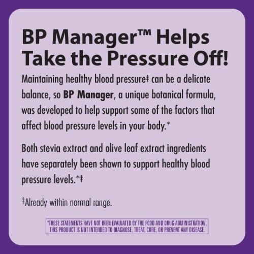 Enzymatic Therapy Blood Pressure Manager Tablets Perspective: bottom