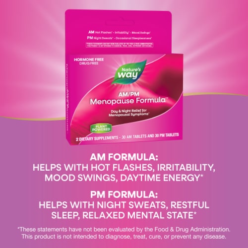 Nature's Way® AM/PM PeriMenopause Formula™ Relief Tablets Perspective: bottom