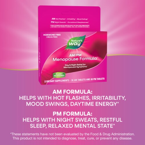 Nature's Way® AM/PM PeriMenopause Formula™ Relief Tablets Perspective: bottom