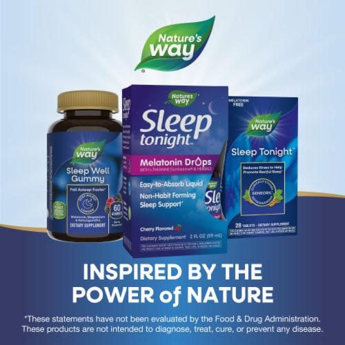 Nature's Way Sleep Tonight™ Cherry Melatonin Drops Perspective: bottom