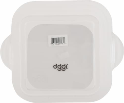 Oggi® Square Ice Bucket - Clear Perspective: bottom