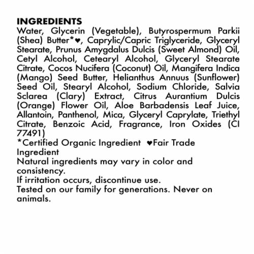 Shea Moisture® Pink Himalayan Salt Relaxing Body Cream Perspective: bottom