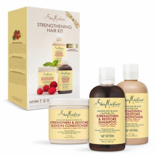 SheaMoisture® Jamaican Black Castor Oil Strengthening Hair Kit Perspective: bottom