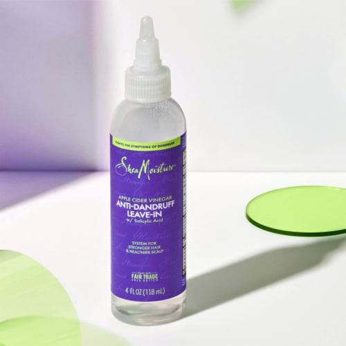 SheaMoisture Anti-Dandruff Leave-In to Soothe Scalp, Apple Cider Vinegar & Salicylic Acid Perspective: bottom