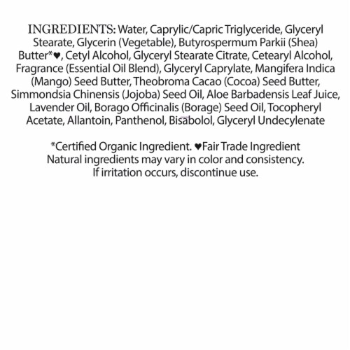 Nubian Heritage Lavender Wildflower Hand Cream Perspective: bottom