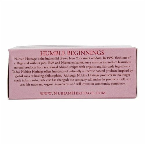Nubian Heritage Patchouli & Buriti Soap Bar Perspective: bottom