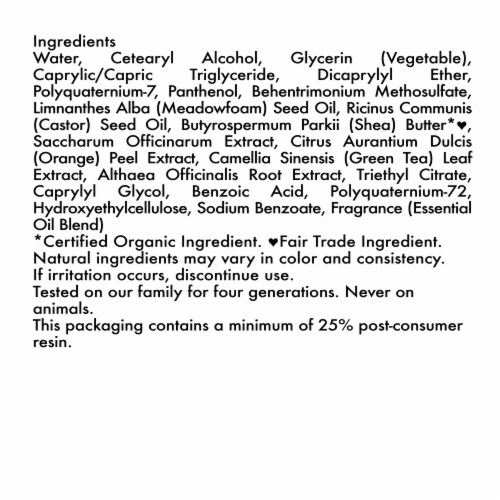 Shea Moisture® Silicone-Free Sugarcane Extract Leave-in Condtioner Perspective: bottom