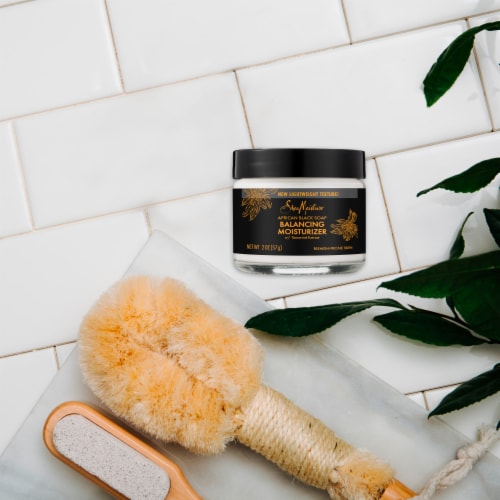 Shea Moisture® Paraben-Free African Black Soap Balancing Skin Moisturizer Perspective: bottom