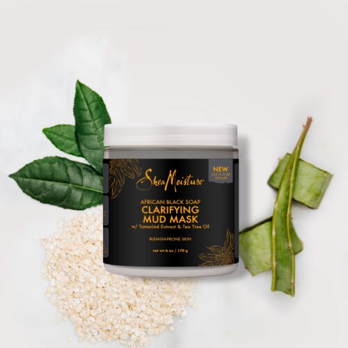 SheaMoisture African Black Soap Clarifying Mud Mask Perspective: bottom