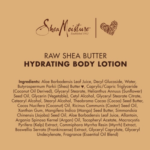 Shea Moisture® Paraben-Free Raw Shea Butter Hydrating Body Lotion for Dry Skin Perspective: bottom