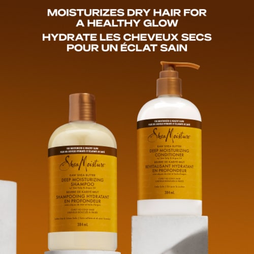SheaMoisture Raw Shea Butter Conditioner for Curly Hair Perspective: bottom