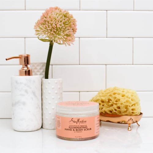 SheaMoisture Illuminating Coconut and Hibiscus Body Scrub Perspective: bottom