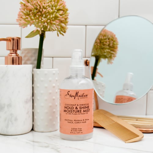 SheaMoisture Coconut and Hibiscus Hold and Shine Moisture Mist Perspective: bottom