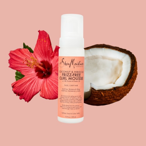 SheaMoisture Coconut and Hibiscus Curl Mousse Perspective: bottom