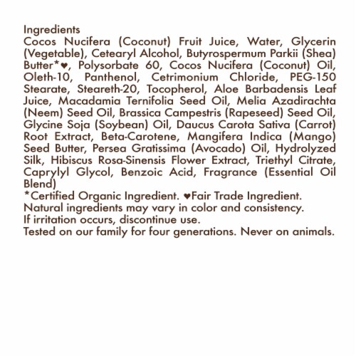 Shea Moisture® Coconut & Hibiscus Curl Enhancing Smoothie for Frizzy & Curly Hair Perspective: bottom