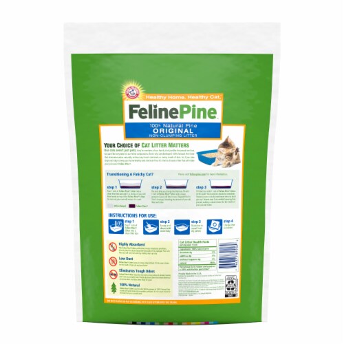 Feline Pine 100% Natural Pine Original Non-Clumping Cat Litter Perspective: bottom