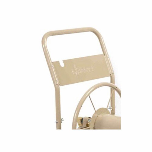 Liberty Garden 870 Industrial 4 Wheel 300 Foot Steel Frame Water Hose Reel Cart Perspective: bottom