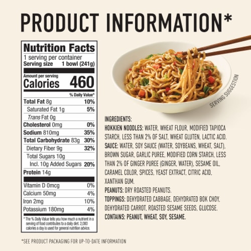 Annie Chun's Chinese Style Kung Pao Noodle Bowl Perspective: bottom
